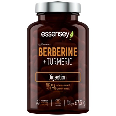 Berberine + Turmeric - 90 капсули | ESSENSEY