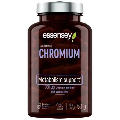 Chromium 200 mcg - 120 капсули | ESSENSEY