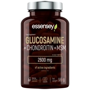 Glucosamine + Chondroitin + MSM - 120 капсули | ESSENSEY