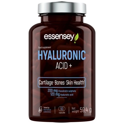 Hyaluronic Acid+ 120 mg - 90 капсули | ESSENSEY Hyaluronic Acid+ 120 mg - 90 капсули | ESSENSEY