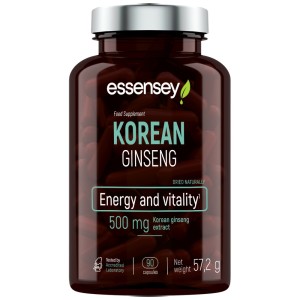 Korean Ginseng 500 mg - 90 капсули | ESSENSEY