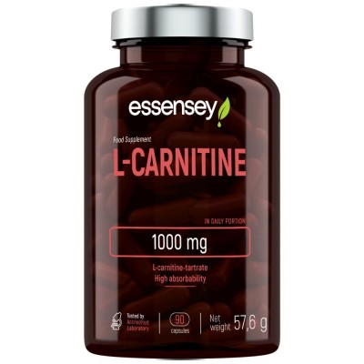 L-Carnitine 500 mg - 90 капсули | ESSENSEY