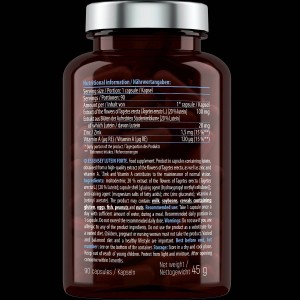 Lutein Forte 20 mg | with Zinc & Vitamin A - 90 капсули | ESSENSEY