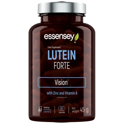 Lutein Forte 20 mg | with Zinc & Vitamin A - 90 капсули | ESSENSEY Lutein Forte 20 mg | with Zinc & Vitamin A - 90 капсули | ESSENSEY