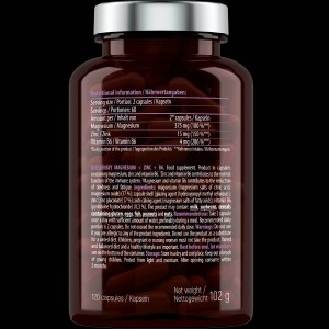 Magnesium + Zinc + B6 - 120 капсули | ESSENSEY