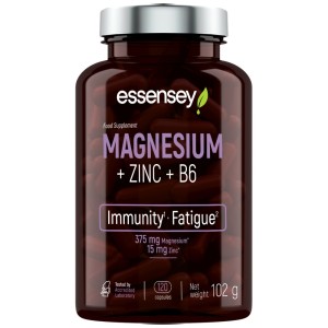 Magnesium + Zinc + B6 - 120 капсули | ESSENSEY