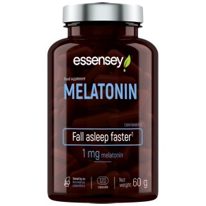 Melatonin 1 mg - 120 капсули | ESSENSEY