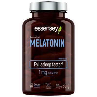 Melatonin 1 mg - 120 капсули | ESSENSEY