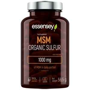 MSM Organic Sulfur 500 mg - 90 капсули | ESSENSEY