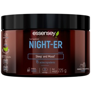 NIGHT-ER | Sleep & Mood with 15 Ingredients - Ананас и Манго 225 г | ESSENSEY NIGHT-ER | Sleep & Mood with 15 Ingredients - Ананас и Манго 225 г | ESSENSEY