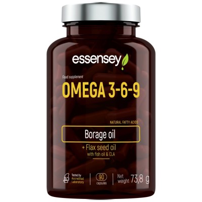 Omega 3-6-9 with Fish Oil - 90 Гел капсули | ESSENSEY