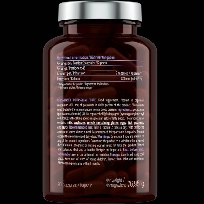 Potassium Forte 400 mg - 90 капсули | ESSENSEY