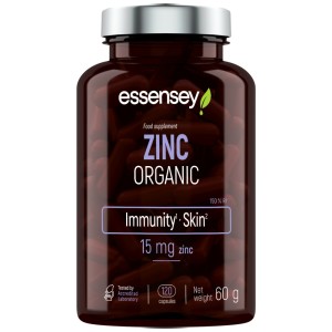 Zinc Organic 15 mg - 120 капсули | ESSENSEY