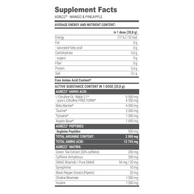 Agrezz - Малина 20 x 20.8 г | Extrifit Sports Nutrition