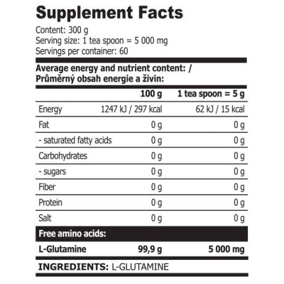 GLUTA Pure 100 - 300 г | Extrifit Sports Nutrition