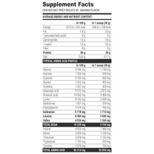ISO 90 CFM Instant Whey - Ванилия 1000 г | Extrifit Sports Nutrition