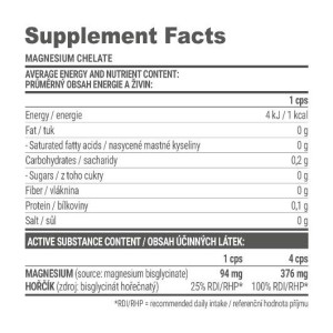Magnesium Chelate - 120 капсули | Extrifit Sports Nutrition
