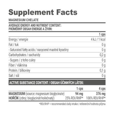 Magnesium Chelate - 120 капсули | Extrifit Sports Nutrition