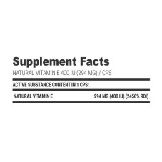 VITA-E 400 IU - 100 капсули | Extrifit Sports Nutrition