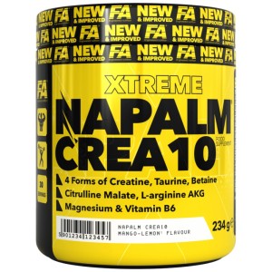 NAPALM Crea 10 - Портокал-Манго 234 гр | FA Nutrition NAPALM Crea 10 - Портокал-Манго 234 гр | FA Nutrition
