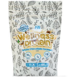 Wellness Protein - Бял шоколад с кокос 480 гр | FA Nutrition Wellness Protein - Бял шоколад с кокос 480 гр | FA Nutrition