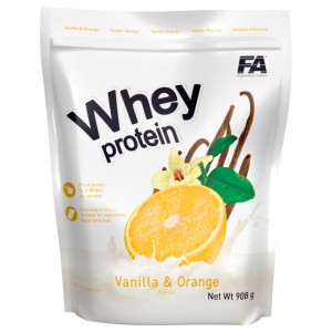 Whey Protein High-Grade Whey Protein Concentrate - Ванилия с портокал 908 гр | FA Nutrition Whey Protein High-Grade Whey Protein Concentrate - Ванилия с портокал 908 гр | FA Nutrition