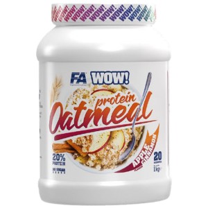 WOW ! Protein Oatmeal | 20% Protein - No Sugar Added - Круша - Ябълка 1000 г | FA Nutrition