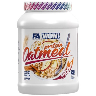 WOW ! Protein Oatmeal | 20% Protein - No Sugar Added - Круша - Ябълка 1000 г | FA Nutrition