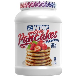 WOW ! Protein Pancakes | 20% Protein - No Sugar Added - Ягода 1000 г | FA Nutrition