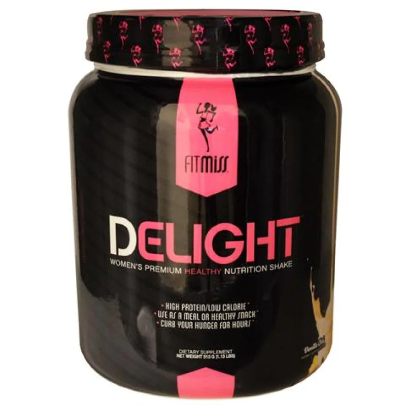 FitMiss Delight 513 гр | Протеинов комплекс за жени FitMiss Delight - Протеинов комплекс за жениПовечето протеини са разработени за мъже, нали? FitMiss Delight - Протеинов комплекс за жени Повечето протеини са разработени за мъже, нали? Най-накрая дамите могат да изпитат уникалното въздействие на протеините върху фигурата и енергията си, защото Fitmiss създад FitMiss Delight - Протеинов комплекс