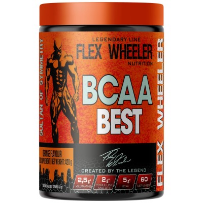 BCAA Best | with L-Glutamine & L-Citrulline Malate - Портокал 420 г | Flex Wheeler Signature Series