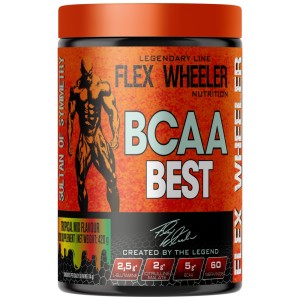 BCAA Best | with L-Glutamine & L-Citrulline Malate - Тропически Плодове 420 г | Flex Wheeler Signature Series