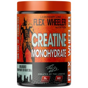 Creatine Monohydrate | with Vitamin B-6 - Неовкусен 300 г | Flex Wheeler Signature Series