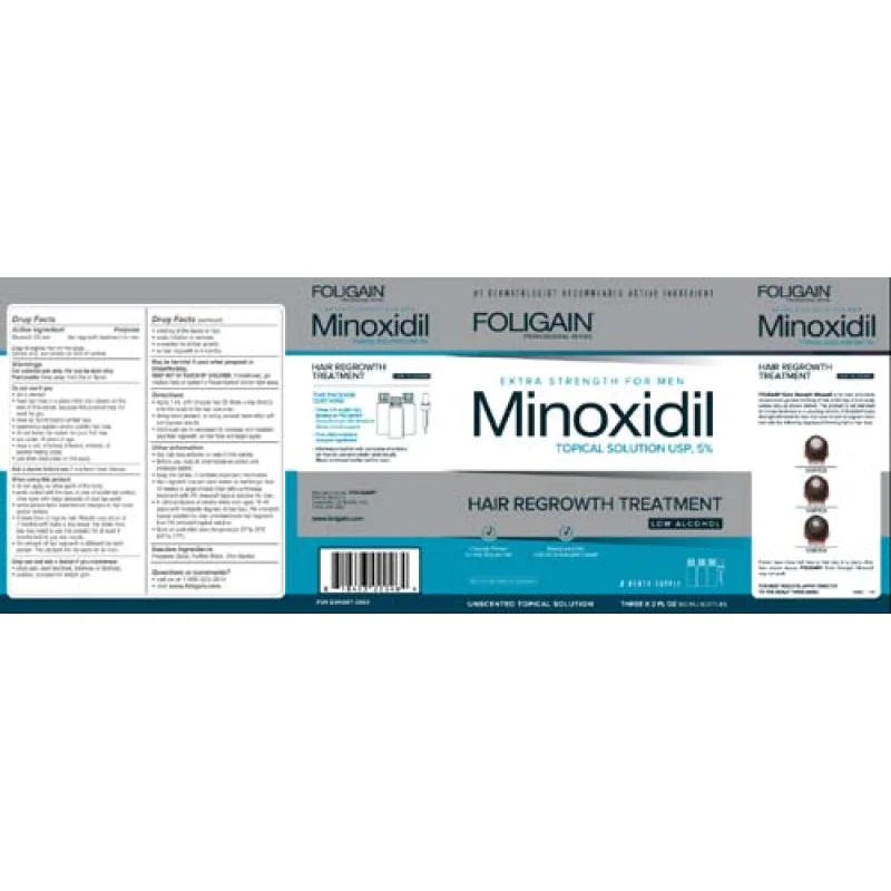 Minoxidil 5% Hair Regrowth Treatment For Men Low Alcohol 3x60 мл | Foligain Minoxidil 5% Hair Regrowth Treatment For Men Low Alcohol 3x60 мл | FoligainМощен 5% миноксидил за хора със сух скалп, чувствителен към алкохола
Ефективно спира косопада
Minoxidil 5% Hair Regrowth Treatment For Men Low Alcohol 3x60 мл | Foligain Мощен 5% миноксидил за хора със сух скалп, чувствителен към алкохола Ефективно спира косопада Стимулира „заспалите” косм Minoxidil 5% Hair Regrowth Treatment For Men Low Alcohol 3
