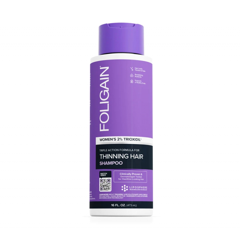 Women's Stimulating Shampoo for Thinning Hair 2% Trioxidil 473 мл | Foligain