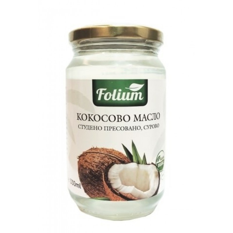 Кокосово Масло Студено Пресовано 330 мл | Folium