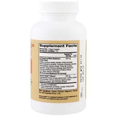 MushRex Plus Full-Spectrum Mushroom Complex 120 caps I Fungiology Извор на полезни вещества Бори се с различни ракови патологии – злокачествени и доброкачествени Предпазва и помага при вируси, бактериал MushRex Plus Full-Spectrum Mushroom Complex 120 caps