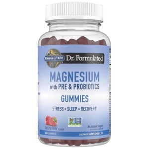Dr. Formulated Magnesium | Pre & Probiotics Gummies - Портокал 60 желирани бонбони | Garden of Life