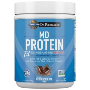 Dr. Formulated MD Protein FIT | Sustainable Plant-Based Powder - Шоколад 605 г | Garden of Life Dr. Formulated MD Protein FIT | Sustainable Plant-Based Powder - Шоколад 605 г | Garden of Life