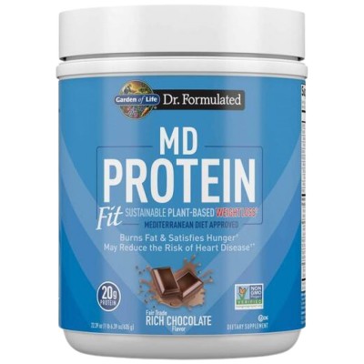 Dr. Formulated MD Protein FIT | Sustainable Plant-Based Powder - Шоколад 605 г | Garden of Life Dr. Formulated MD Protein FIT | Sustainable Plant-Based Powder - Шоколад 605 г | Garden of Life