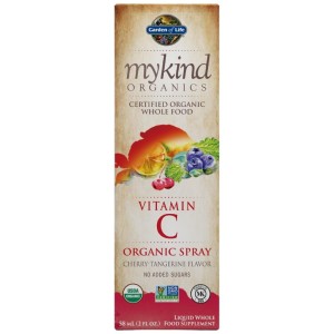 Mykind Organics | Vitamin C Organic Spray - Череша с мандарина 58 мл | Garden of Life