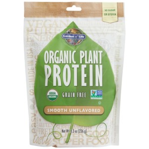 Organic Plant Protein | Smooth - Неовкусен 236 г | Garden of Life
