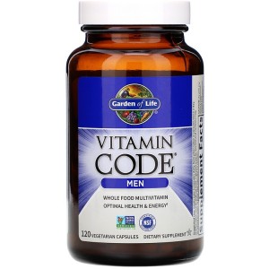 Vitamin Code Whole Food Multivitamin for Men 120 капсули | Garden Of Life