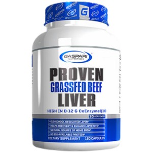 Proven Grassfed Beef Liver 120 капсули | Gaspari Nutrition