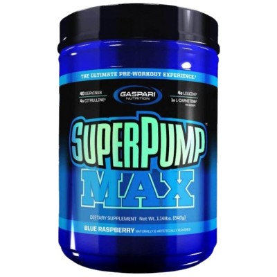 Superpump MAX - Синя малина 640 г | Gaspari Nutrition