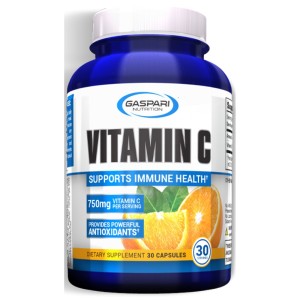 Vitamin C 750 mg / Immune System Support - 30 капсули | Gaspari Nutrition