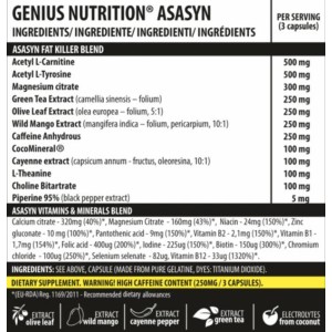 Asasyn - 180 капсули | Genius Nutrition Asasyn - 180 капсули | Genius Nutrition