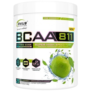 BCAA 811 / 8:1:1 - Зелена ябълка 400 г | Genius Nutrition