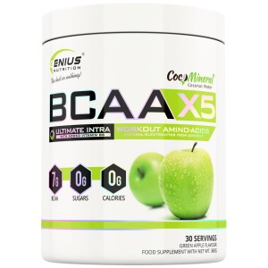 BCAA X5 - Зелена ябълка 360 г | Genius Nutrition