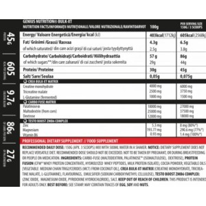 Bulk-XT - Шоколад 4000 г | Genius Nutrition